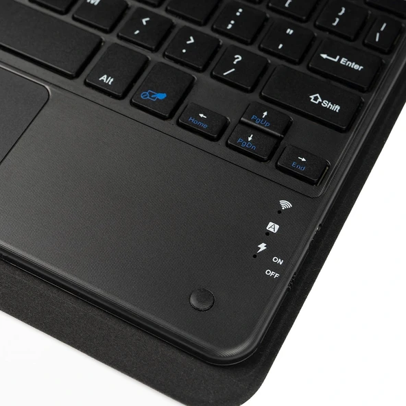 Samsung Tab S10 Border Keyboard Bluetooh Bağlantılı Standlı Klavyeli Tablet Kılıfı - Resim 5