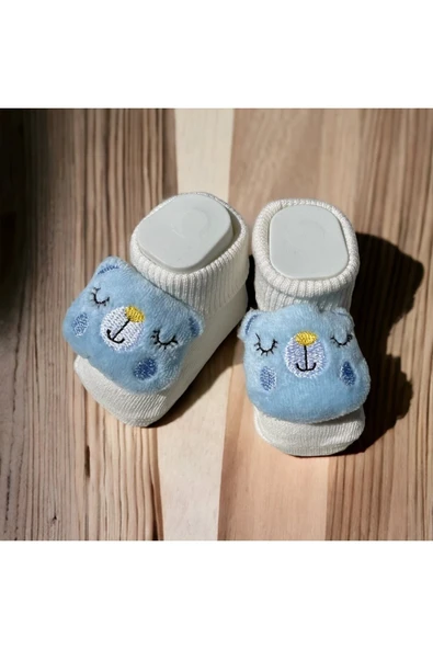 BATU GİYİM Oyuncaklı Çıngıraklı Bebek Patik Çorap - 3