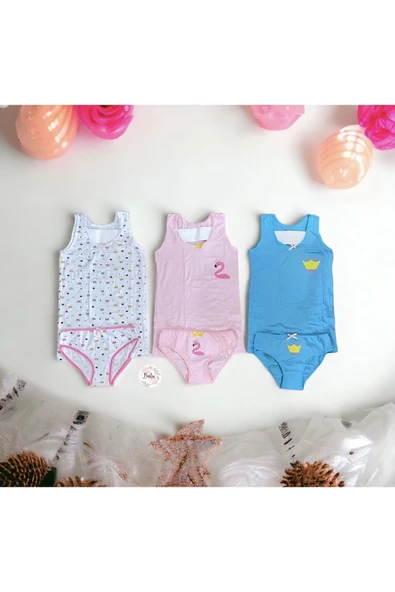 BATU GİYİM Kiz çocuk iç çamaşırı takımı - 2