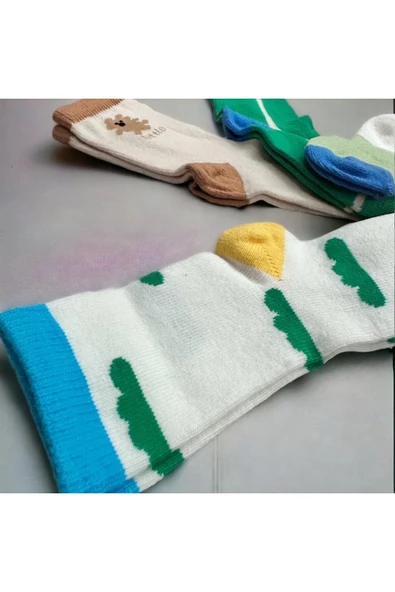 BATU GİYİM Çocuk Çorap 6lı - 3