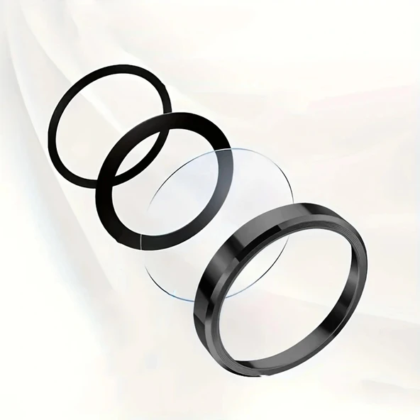 iPhone 15 Pro Max Mikro Kamera Lens Koruyucu - Resim 10