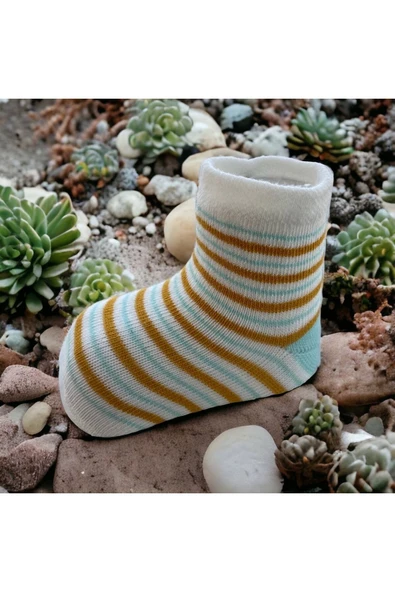 BATU GİYİM Bebek Yenidoğan Çorap Seti - 11