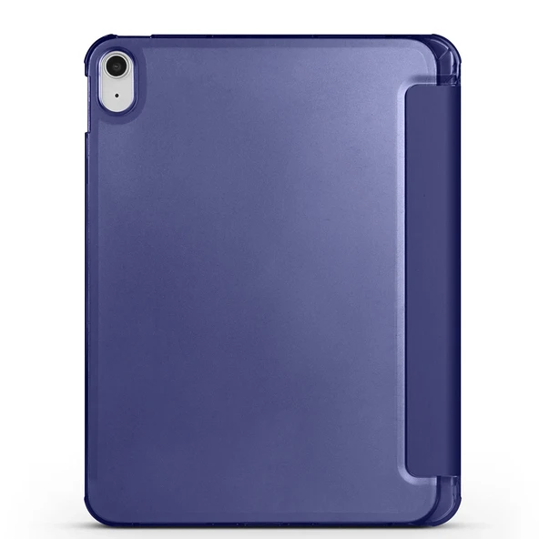 iPad Air 10.9 2022 (10.Nesil) Smart Cover Kalem Bölmeli Standlı 1-1 Kılıf - Resim 7