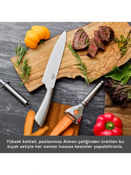 Karaca Meister Bremen Alman Çeliği 9 Parça Bıçak Seti - 6