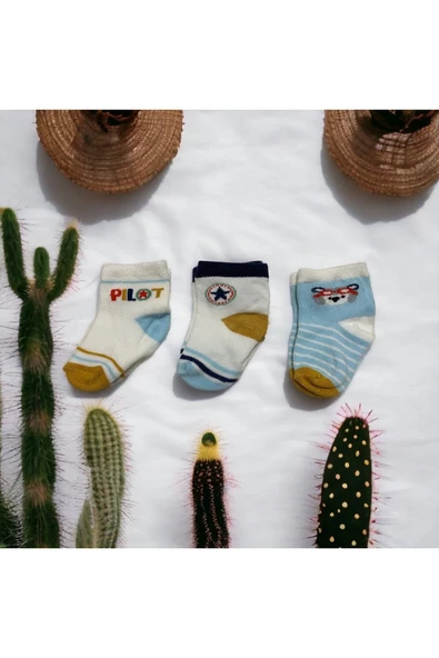 BATU GİYİM Bebek Yenidoğan Çorap Seti