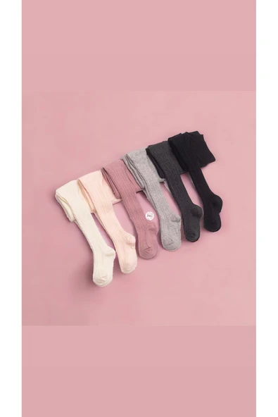 BATU GİYİM Kız Bebek Ve Çocuk Külotlu Çorap Seti 6lı