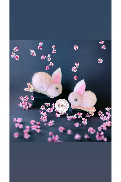 BATU GİYİM Tavşan figürlü klipsli toka - 2
