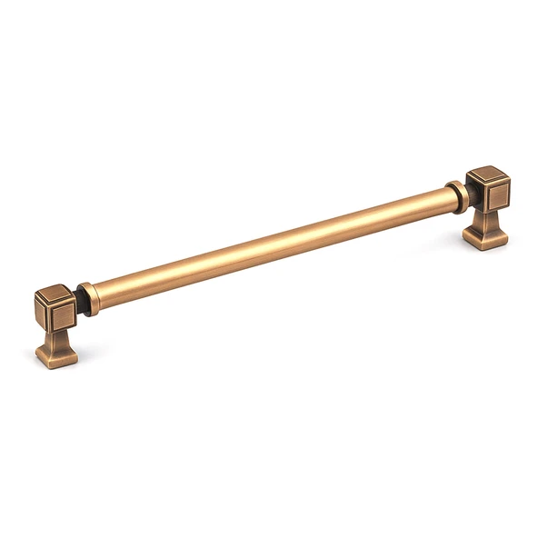 Talas Düz Soft Antik Metal Kulp 192 mm Mobilya Çekmece Dolap Kapak Kulpu Dayanıklı Kulpları - Resim 3