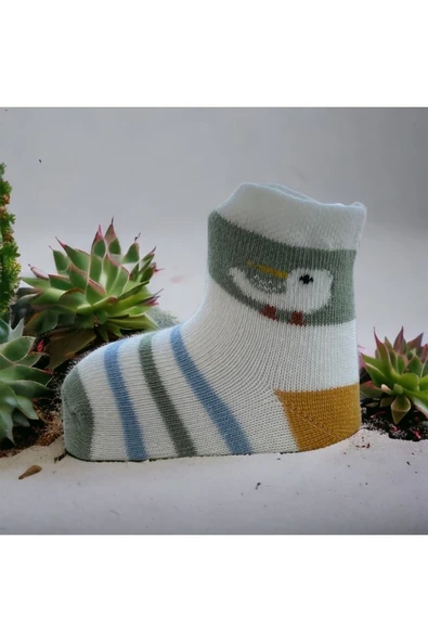 BATU GİYİM Bebek Yenidoğan Çorap Seti - 6