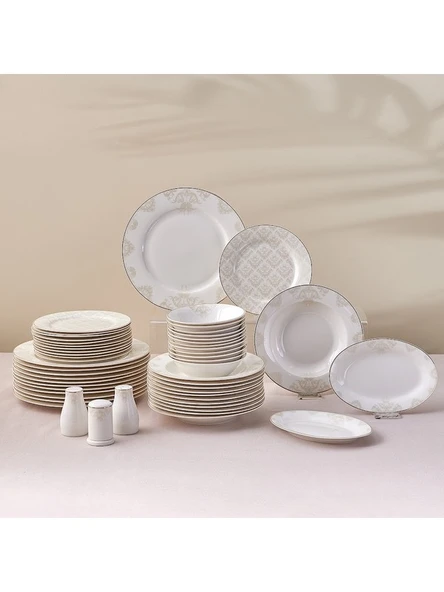 KARACA Bone Collection Siena 53 Parça 12 Kişilik Yemek Takımı Gold - 5