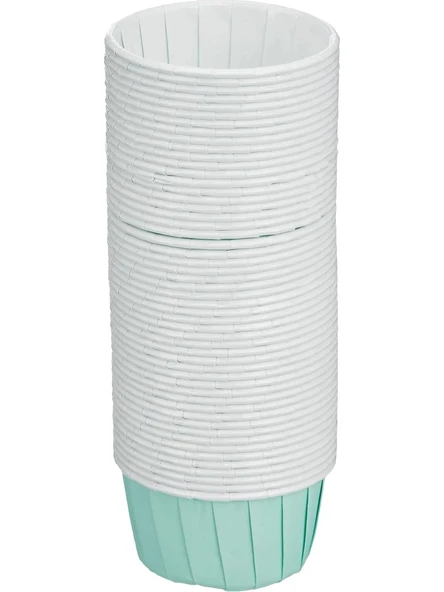 Kafem Mat Mint Yeşili Muffin Kek Kapsülü 50li - K12 - Resim 2