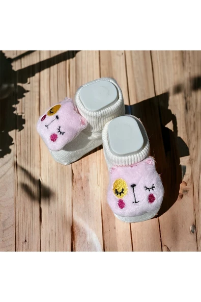 BATU GİYİM Oyuncaklı Çıngıraklı Kız Bebek Patik Çorap