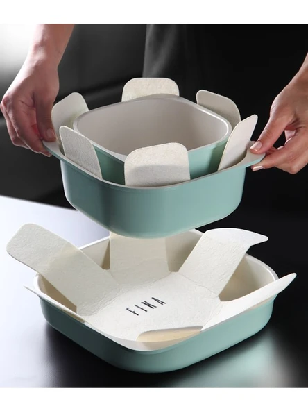 Neoflam Fika Comfort Yeşil Tencere, Tava ve Fırın Kabı Seti - 6