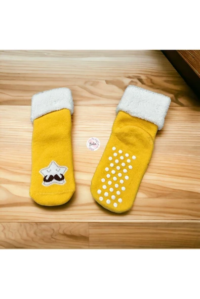 BATU GİYİM kız çocuk kaydırmaz havlu çorap - 2