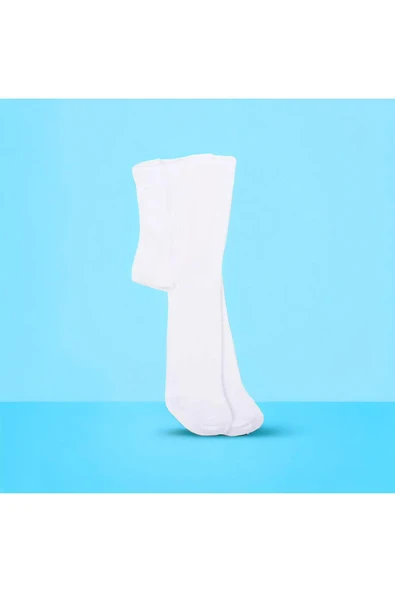 BATU GİYİM kız bebek ve çocuk havlu külotlu çorap - 3