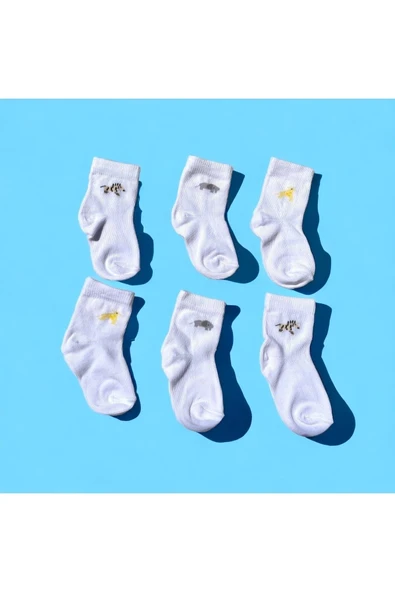 BATU GİYİM 6LI BEBEK ÇORAP SETİ - 6