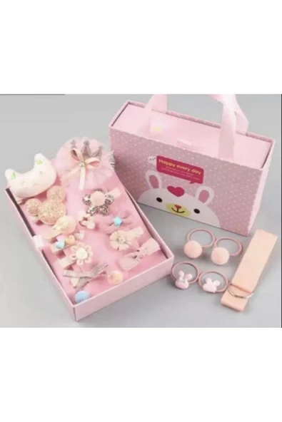 Batu kız bebek ve çocuk kutulu hediyelik toka seti - 11