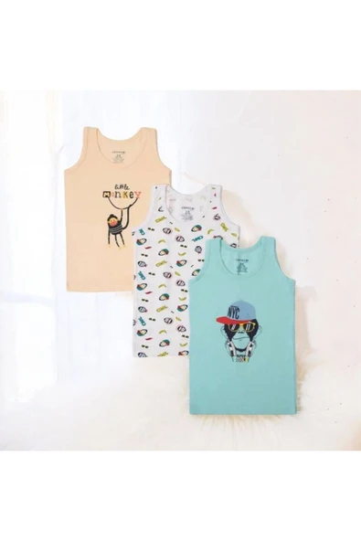 BATU GİYİM ERKEK ÇOCUK ATLET SETİ - 2