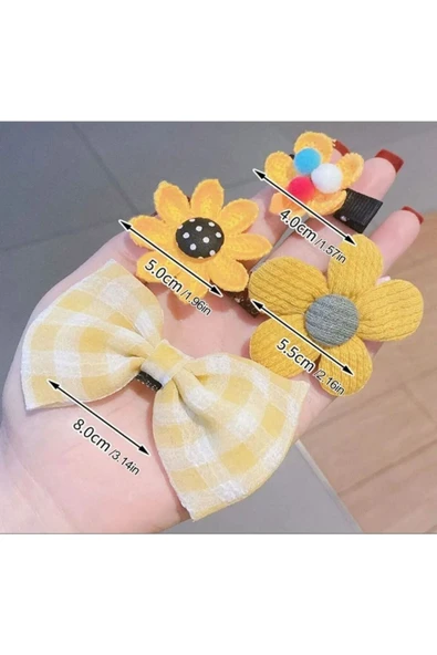 Batu tavşan figürlü peluş toka seti - 2