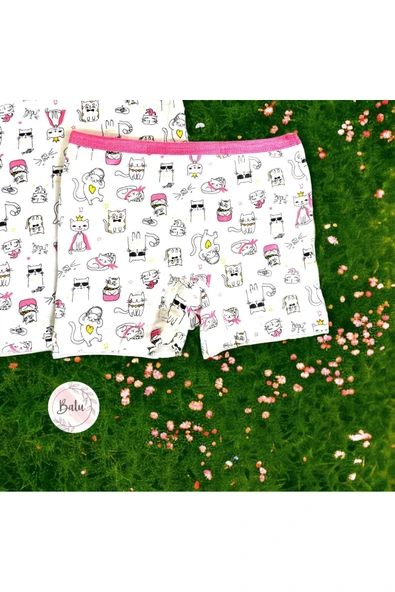 BATU GİYİM KIZ ÇOCUK ATLET BOXER TAKIM - 2