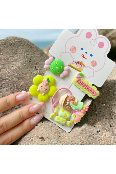 BATU GİYİM Kız Bebek Ve Kız Çocuk Toka Seti