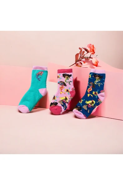 BATU GİYİM Kiz çocuk havlu çorap seti - 2