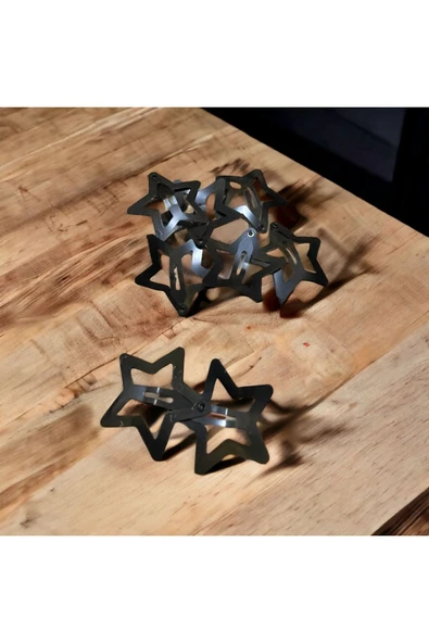 Batu yıldız çıtçıt toka seti 6lı - 2