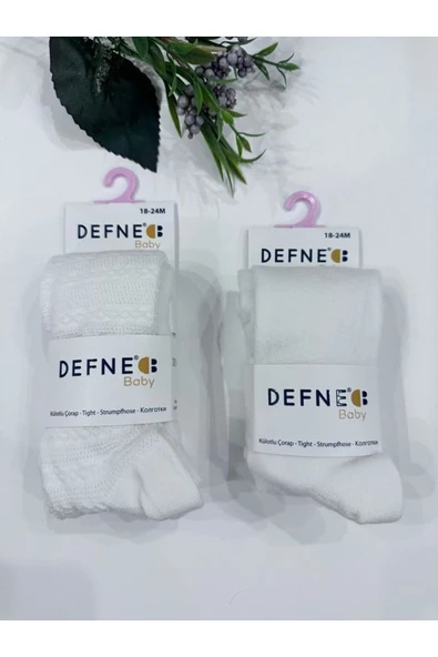 BATU GİYİM 2'li Bebek Külotlu Çorap 18-24 Ay