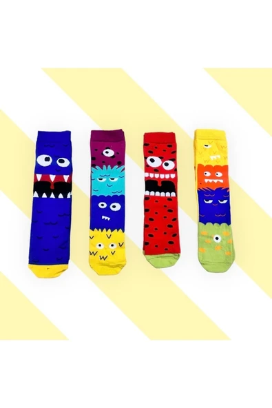 BATU GİYİM Unısex 4lü Çorap