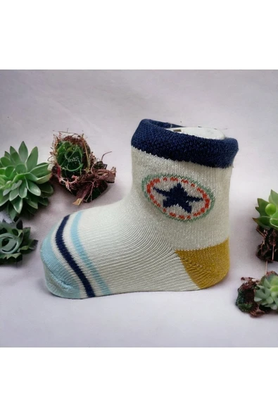 BATU GİYİM Bebek Yenidoğan Çorap Seti - 2