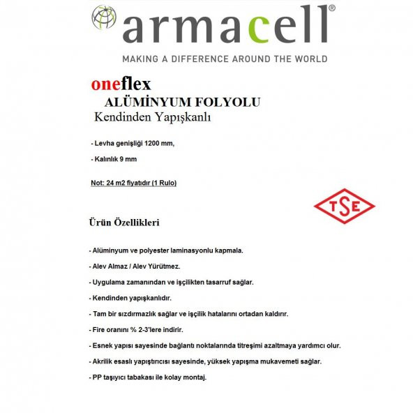 Armacell Kanal Karavan Oto Isı Ses Yalıtım 9 mm Folyolu Kendinden Yapışkanlı 24 m2 Tam Sızdırmazlık Araç Kamp Kaplama AGMair Agm Yalıtım Havalandırma - 4
