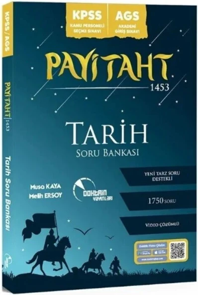 KPSS MEB AGS Tarih PAYİTAHT 1453 Soru Bankası Çözümlü Doktrin Yayınları ürün görseli 1