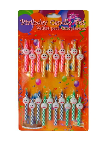 Süslü Mini Pasta Mumu 20 li ürün görseli