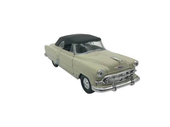 Farbu Oyuncak 1:38 Metal Çek Bırak Araba 1953 Chevrolet Bel Air 42367H-D - 3