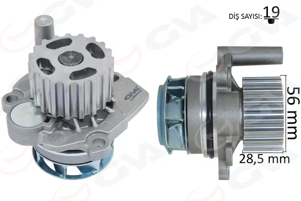 GVA 5275824 DEVİRDAİM CRAFTER-T6-A3-JETTA-CADDY-POLO-PASSAT 1.2-1.6-2.0 TDI CAYB/C/D-CAAB/C-CKUB-CFFB-CFWA-CAGA 03L121011-03L121011J-03L121011P ürün görseli 1
