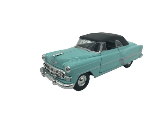 Farbu Oyuncak 1:38 Metal Çek Bırak Araba 1953 Chevrolet Bel Air 42367H-D - 12
