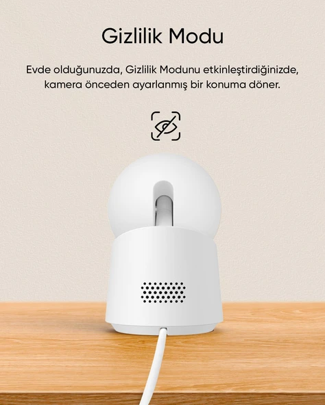 Anker Eufy Security Indoor Cam C210 -Beyaz-T8419 - Resim 5