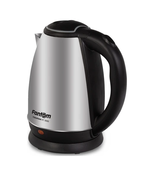 Fantom KT 3000 Fokurdak 1800 ML Paslanmaz Çelik Su Isıtıcı Gri - Resim 2