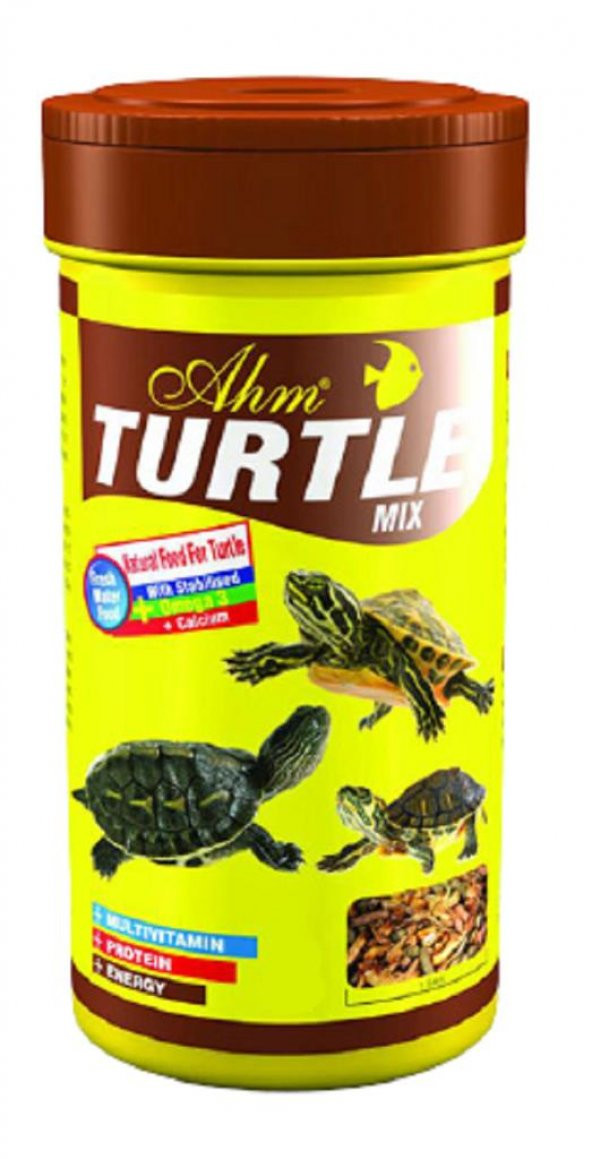 Ahm Turtle Mix Kaplumbağa Yemi 1000 ml.