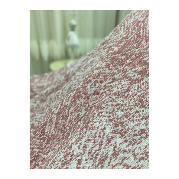 Özlü Home Lüks Pamuklu Koltuk Örtüsü Kiremit Rengi 170x220 - 2