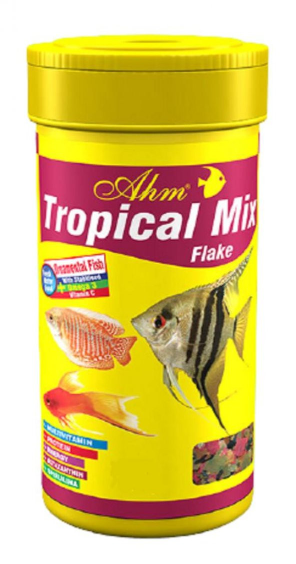 Ahm Tropical Mix Flake Food Balık Yemi 250 ml