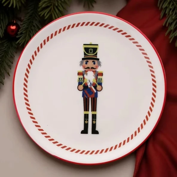 YILBAŞI PASTA TABAĞI FINDIKKIRAN KURŞUN ASKER 21CM 6 LI SET ürün görseli