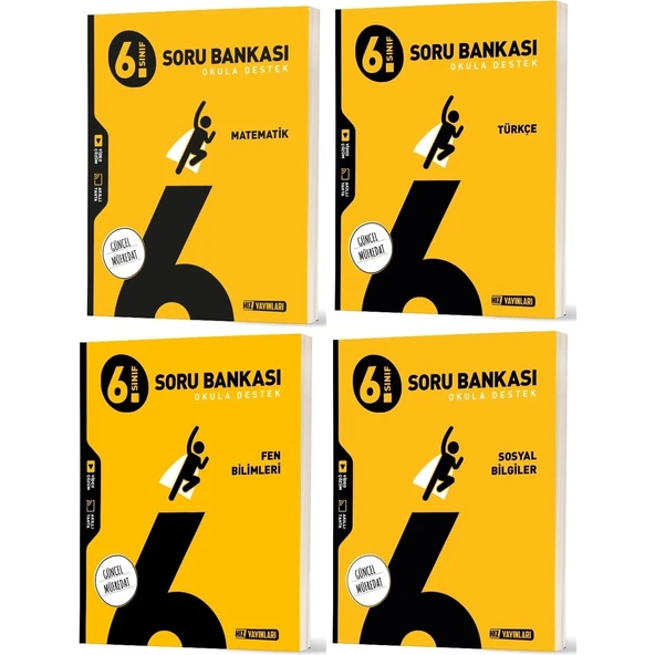 Hız 2026 6. Sınıf Matematik Türkçe Fen Sosyal Soru Bankası Seti 4 Kitap