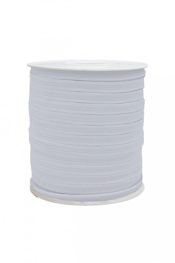 6mm Yassı Lateks Lastik/50 Metre Bel, Paça ve Don Lastiği - 3