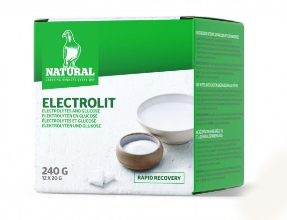 Natural Elektrolit Glucose Enerji Takviyesi 240 gr