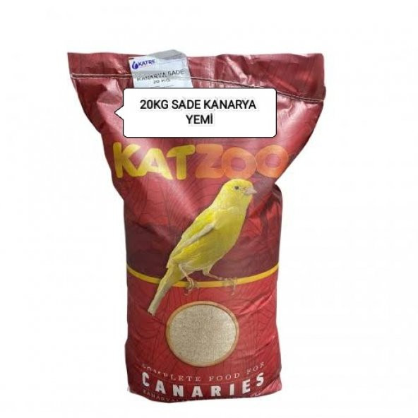 KATZOO SADE KANARYA YEM CIFT ELEME 20KG