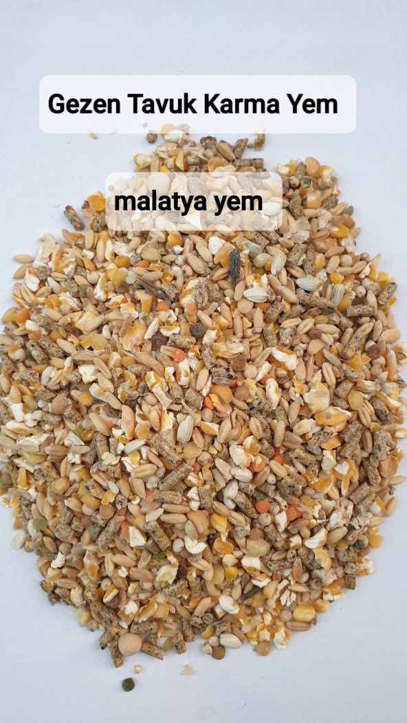 ÖZEL 14ÇEŞİT KARIŞIK GEZEN TAVUK YEMİ 10KG