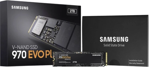 Samsung 970 EVO Plus MZ-V7S2T0BW PCI-Express 3.0 2 TB M.2 SSD Teşhir - Resim 2