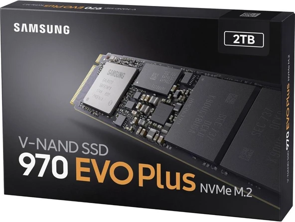 Samsung 970 EVO Plus MZ-V7S2T0BW PCI-Express 3.0 2 TB M.2 SSD Teşhir ürün görseli
