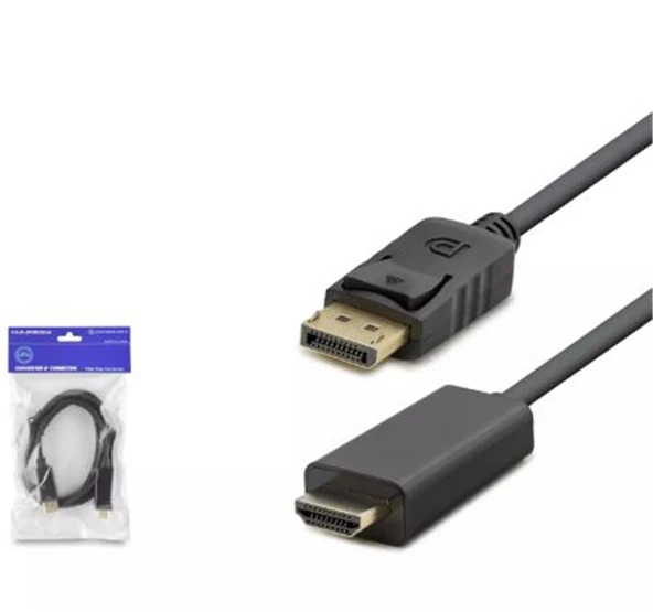 HADRON HDX7796 DISPLAY TO HDMI KABLO 4K 30HZ 1.8MT ürün görseli
